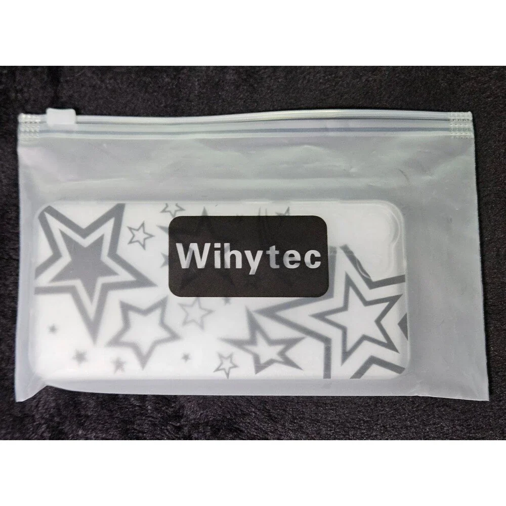 NWT  Wihytec Samsung S23 Ultra Black and White Star Design Phone Case